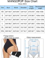 MANGOPOP Women's Round Neck Button Down Short Sleeve Long Sleeve Bodysuit Slim Fit Tops - Image 5